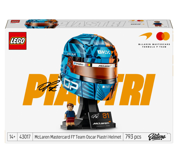 LEGO EDITIONS 43017 Kask Oscar Piastri McLaren Mastercard F1 - 1529783 - zdjęcie